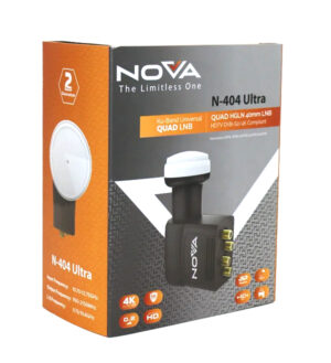 NOVA KU- BAND UNIVERSAL Quad LNB N-404 ULTRA