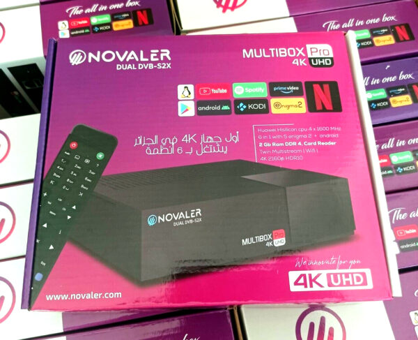 NOVALER MULTIBOX 4K PRO ULTRA HD