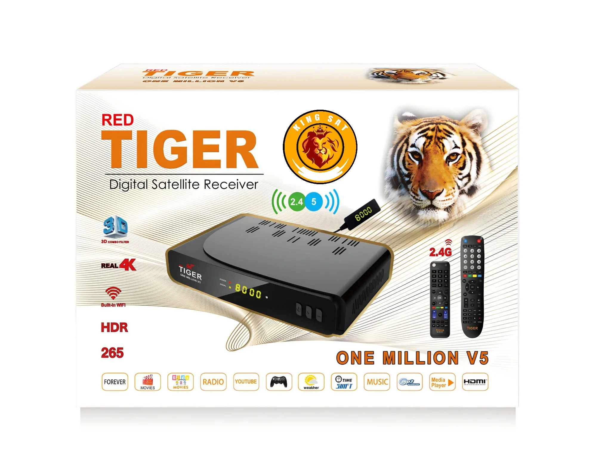 TIGER ONE MILLION 4K V5 TIGER ONE MILLION 4K V5