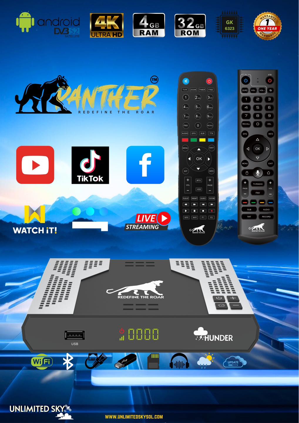 PANTHER THUNDER 4K PANTHER THUNDER 4K