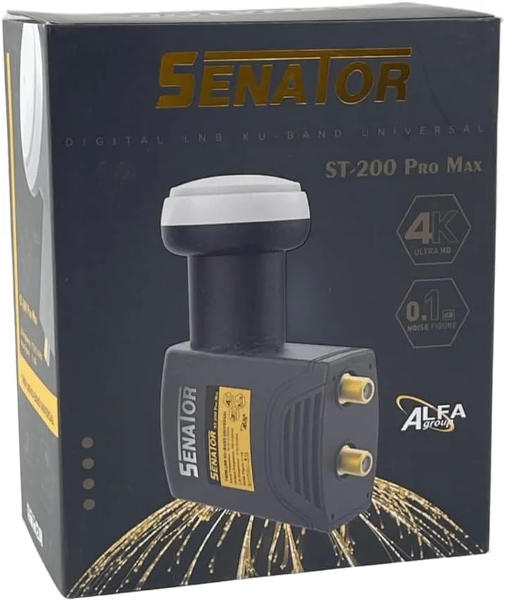 51tr+6tT74L._AC_SL1280_ Senator Twin LNB ST-200 Pro Max - كينج سات