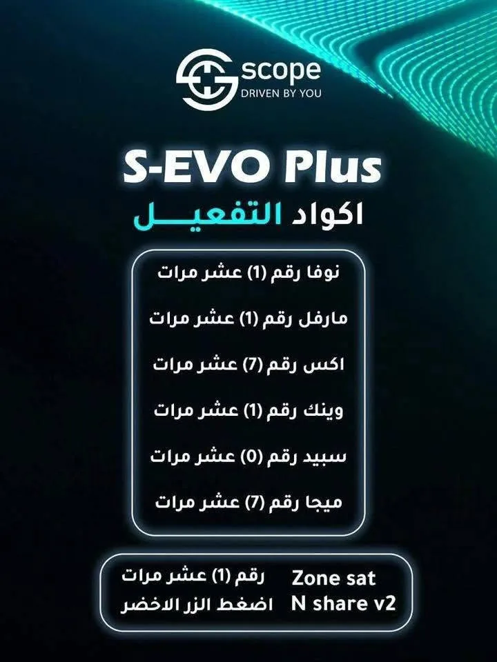 Scope S-EVO Plus - كينج سات