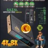 رسيفر غزال سبيشيال وان فورايفر 4K و 8K Gazal Special One Forever - 4K & 8K - Android 14 - 4GB/64GB